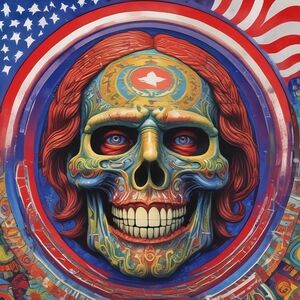 Colorful Skull Art Print